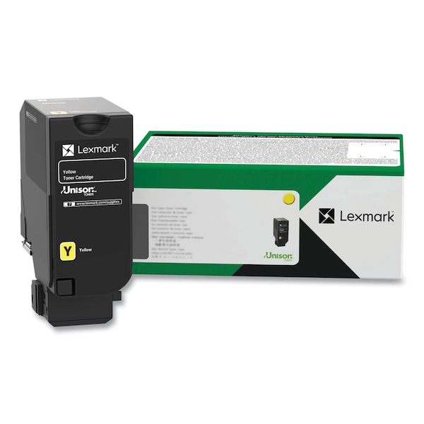 Return Program Toner 74C0SYG, 7,000 Page-Yield, Yellow
